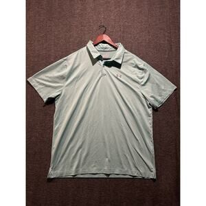 Under Armour Mens‎ 2XL XXL Loose Golf Polo Wicking Lightweight Blue